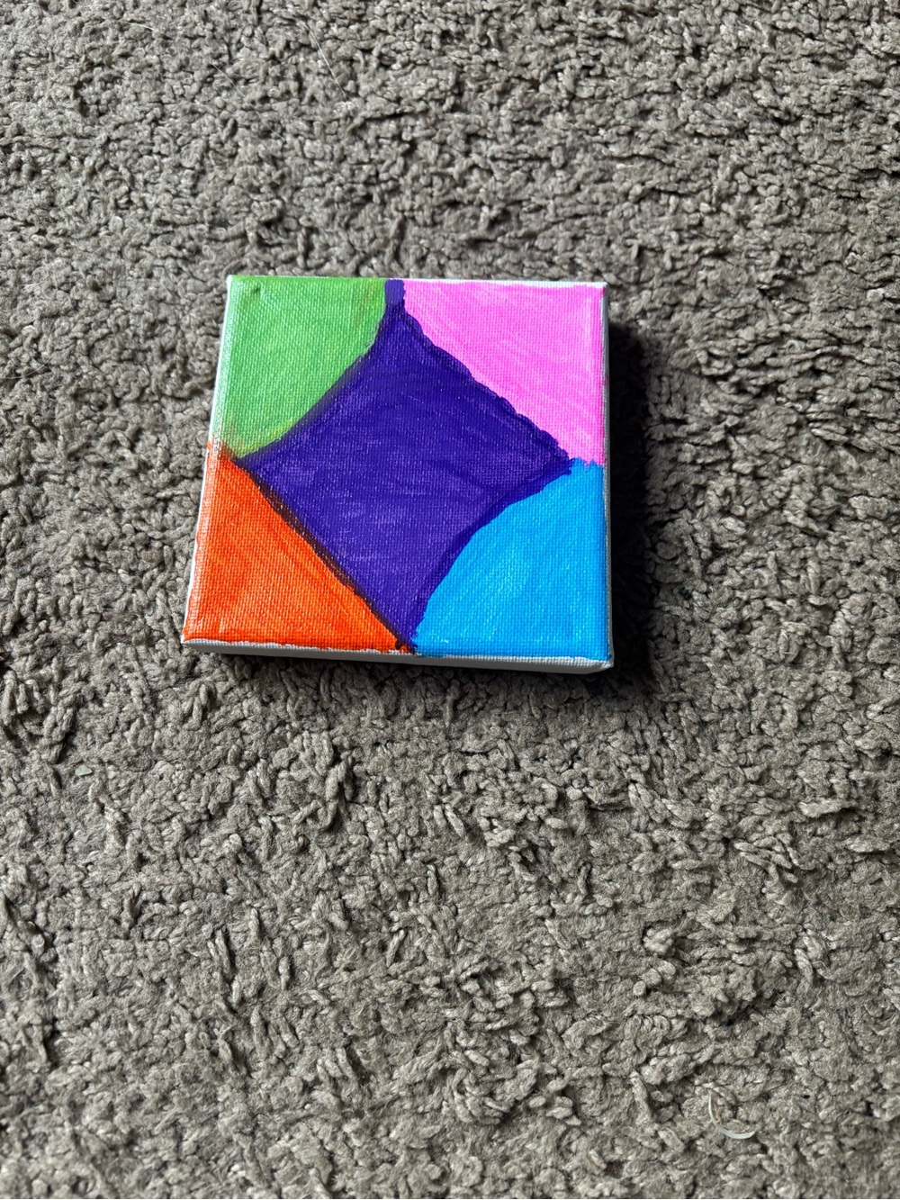 Colorful mini Craft Canvas Panel - Multicolor - Picture 2 of 7